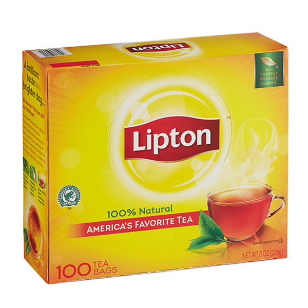 Lipton Classic Black Tea Bags - 100/Box