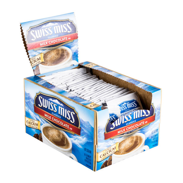 Swiss Miss Hot Chocolate Mix Packet - 50/Box